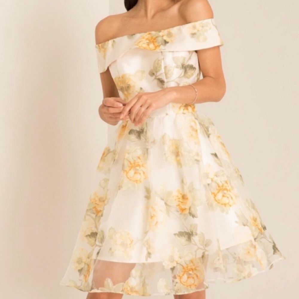 Chi Chi London | Yellow Floral Dress